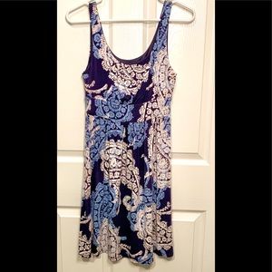Merona Sleeveless Paisley Floral Print Dress